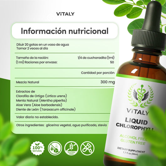 Gotas de Clorofila | Reductor de inflamación