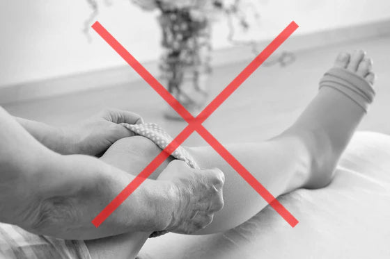 ❌ ELEVAR LAS PIERNAS / MEDIAS DECOMPRESIÓN